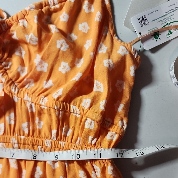 RIP Curl NWT Maxi Orange Floral Dress - Picture 7 of 11